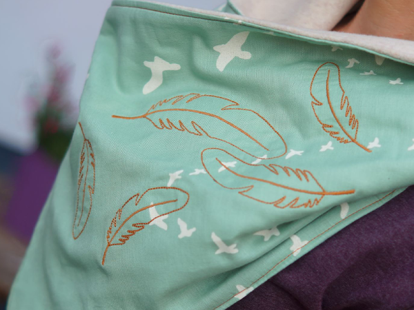 Feder - doodle Stickdatei